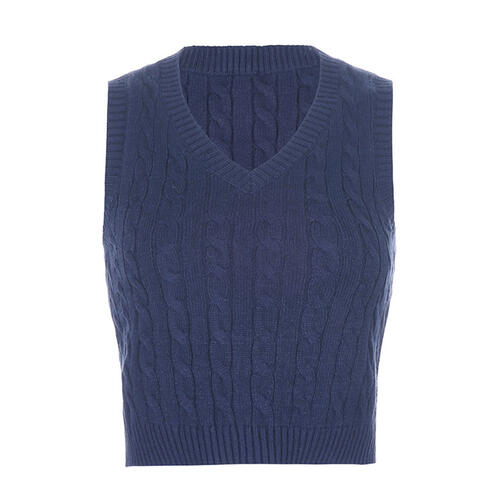  V-Neck Sweater Vest Trendsi