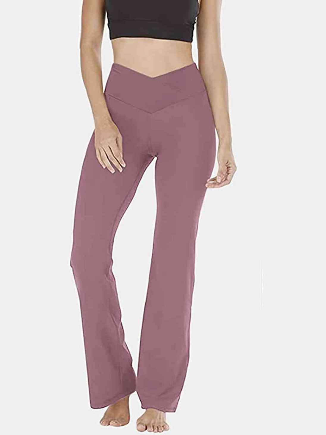 V-Waist Bootcut Long Pants Bazaarbey