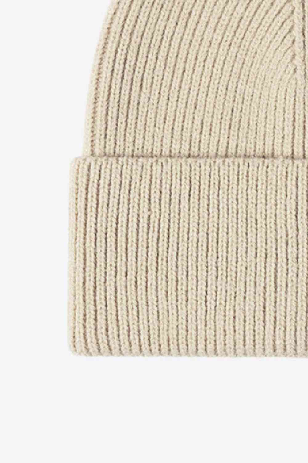 Warm In Chilly Days Knit Beanie Trendsi