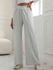 V-Waist Wide Leg Pants Bazaarbey