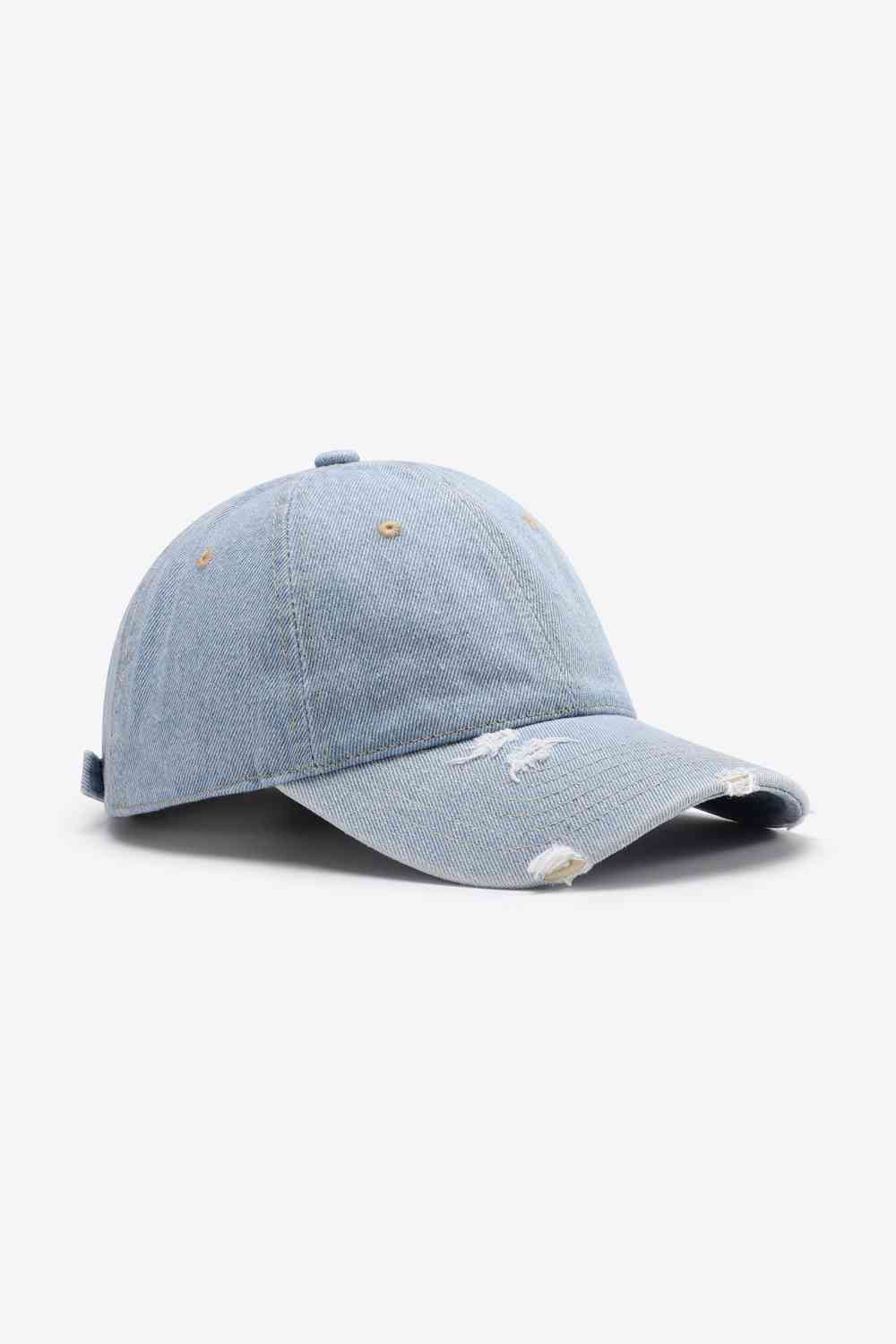 Distressed Adjustable Baseball Cap Trendsi