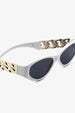 Chain Detail Temple Cat Eye Sunglasses Trendsi