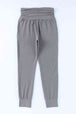 High-Rise Wide Waistband Joggers Bazaarbey