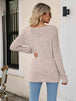 Square Neck Ribbed Long Sleeve T-Shirt Trendsi