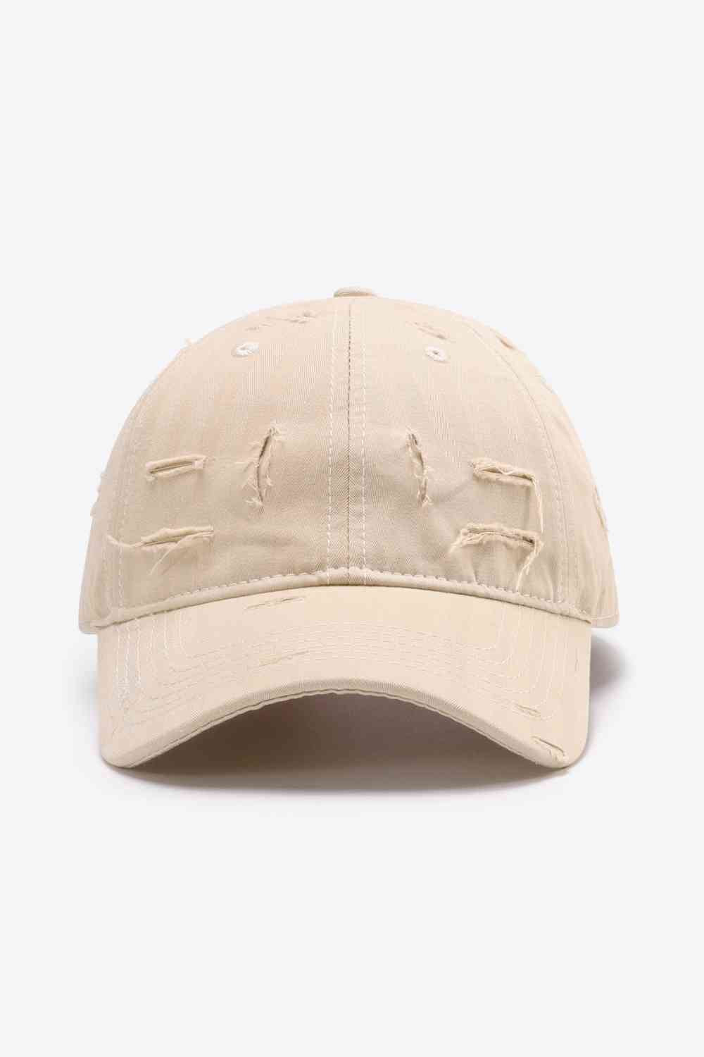 Distressed Adjustable Baseball Cap Trendsi