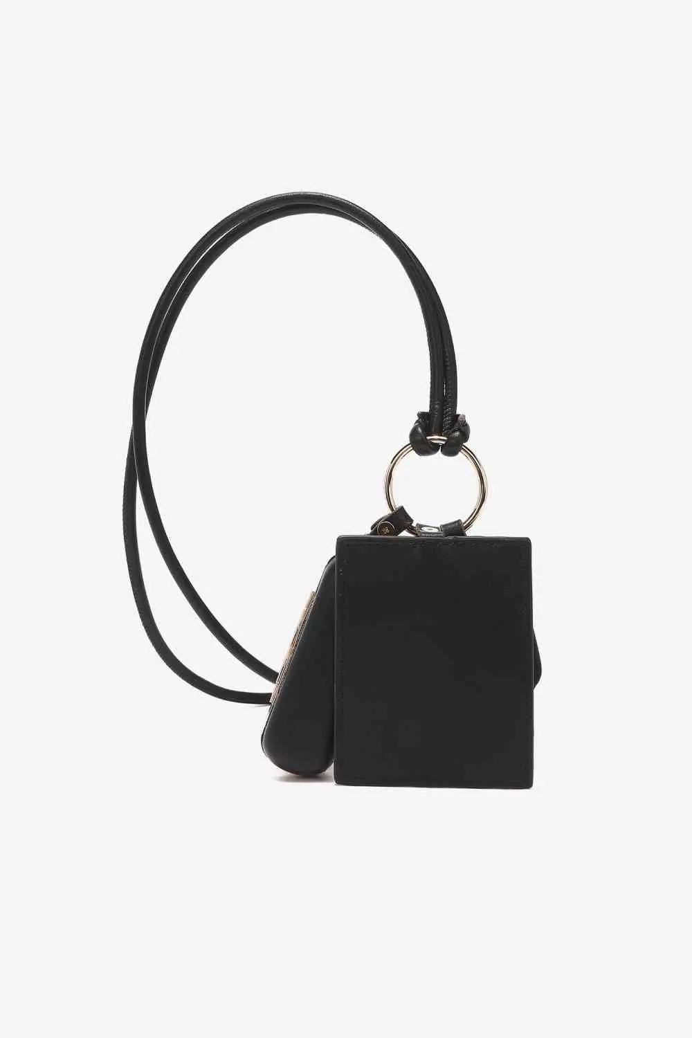  Vegan Leather 3-Piece Lanyard Set Trendsi