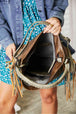  PU Leather Fringe Detail Shoulder Bag Bazaarbey