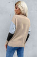  Ribbed Trim Round Neck Knit Pullover Trendsi