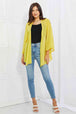 dy Just Breathe  Chiffon Kimono in Yellow Bazaarbey