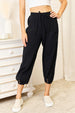  Decorative Button Cropped Pants Bazaarbey