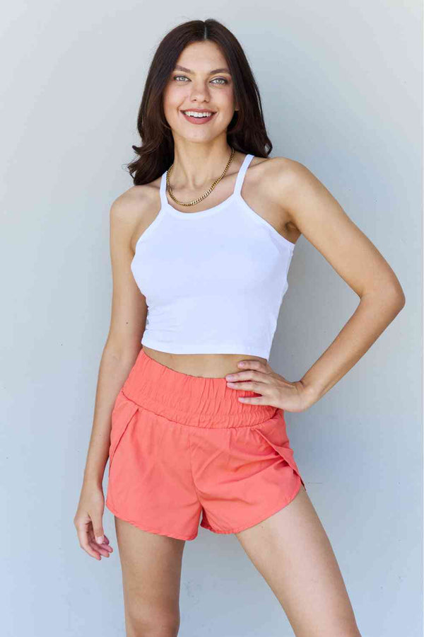 Ninexis Everyday Staple Soft Modal Short Strap Ribbed Tank Top in  Off White Bazaarbey