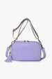 PU Leather Tassel Crossbody Bag Trendsi