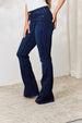   Mid Rise Flare Jeans Trendsi