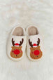 dy Rudolph Print Plush Slide Slippers Trendsi