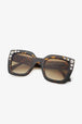 Inlaid Rhinestone ycarbonate Sunglasses Trendsi