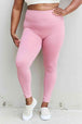  Fit For You Full Size High Waist Active Leggings in Light Rose Bazaarbey