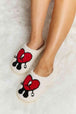 dy Love Heart Print Plush Slippers Trendsi