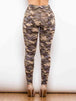 Full Size Camouflage Buttoned Leggings Bazaarbey