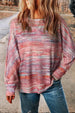 Heathered Round Neck Long Sleeve T-Shirt Trendsi