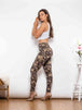 Full Size Camouflage Buttoned Leggings Bazaarbey