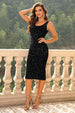 Sequin Sleeveless Slit Dress Bazaarbey