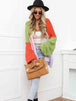   Balloon Sleeve  Cardigan Bazaarbey