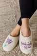 dy Sequin Pattern Cozy Slippers Trendsi