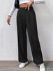 High Waist Straight Pants Bazaarbey