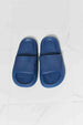 MMShoes Arms Around Me Open Toe Slide in Navy Trendsi