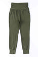 High-Rise Wide Waistband Joggers Bazaarbey