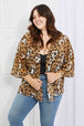 dy Wild Muse  Animal Print Kimono in Camel Bazaarbey