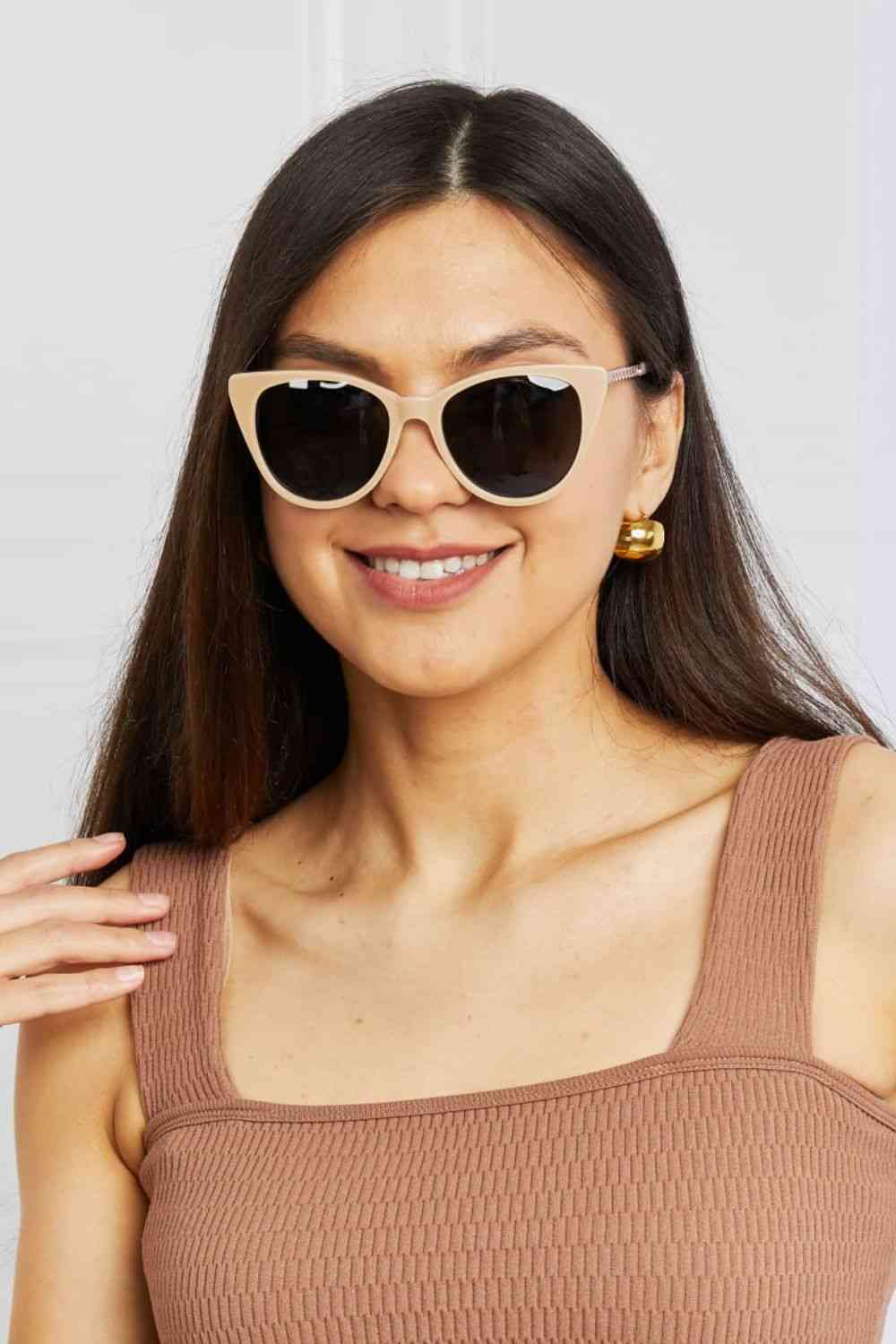 Cat-Eye Acetate Frame Sunglasses Trendsi