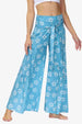 Floral Tie-Waist Tiered Culottes Bazaarbey