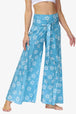 Floral Tie-Waist Tiered Culottes Bazaarbey