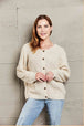  Button Down Rib-Knit Reversible Sweater Bazaarbey