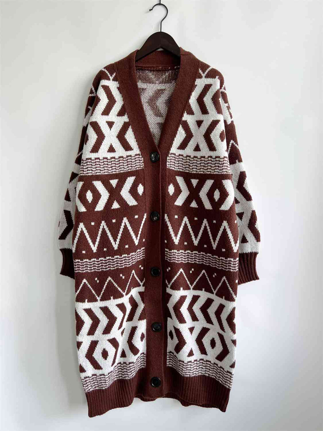  Button Front  Cardigan Trendsi