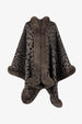 Leopard Open Front Poncho Bazaarbey