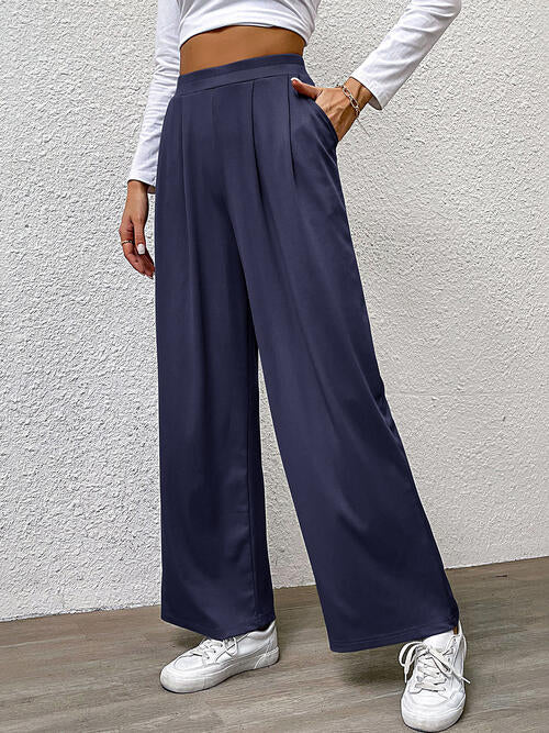 High Waist Straight Pants Bazaarbey