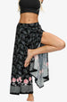 Split Wide Leg Long Pants Bazaarbey