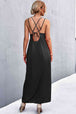 Double Strap Tie Back Dress -BazaarBey - www.shopbazaarbey.com