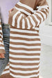 Striped   Cardigan Trendsi