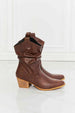 MMShoes Better in Texas Scrunch Cowboy Boots in Brown Trendsi