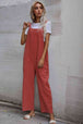 Wide Leg Overalls with Front Pockets Bazaarbey