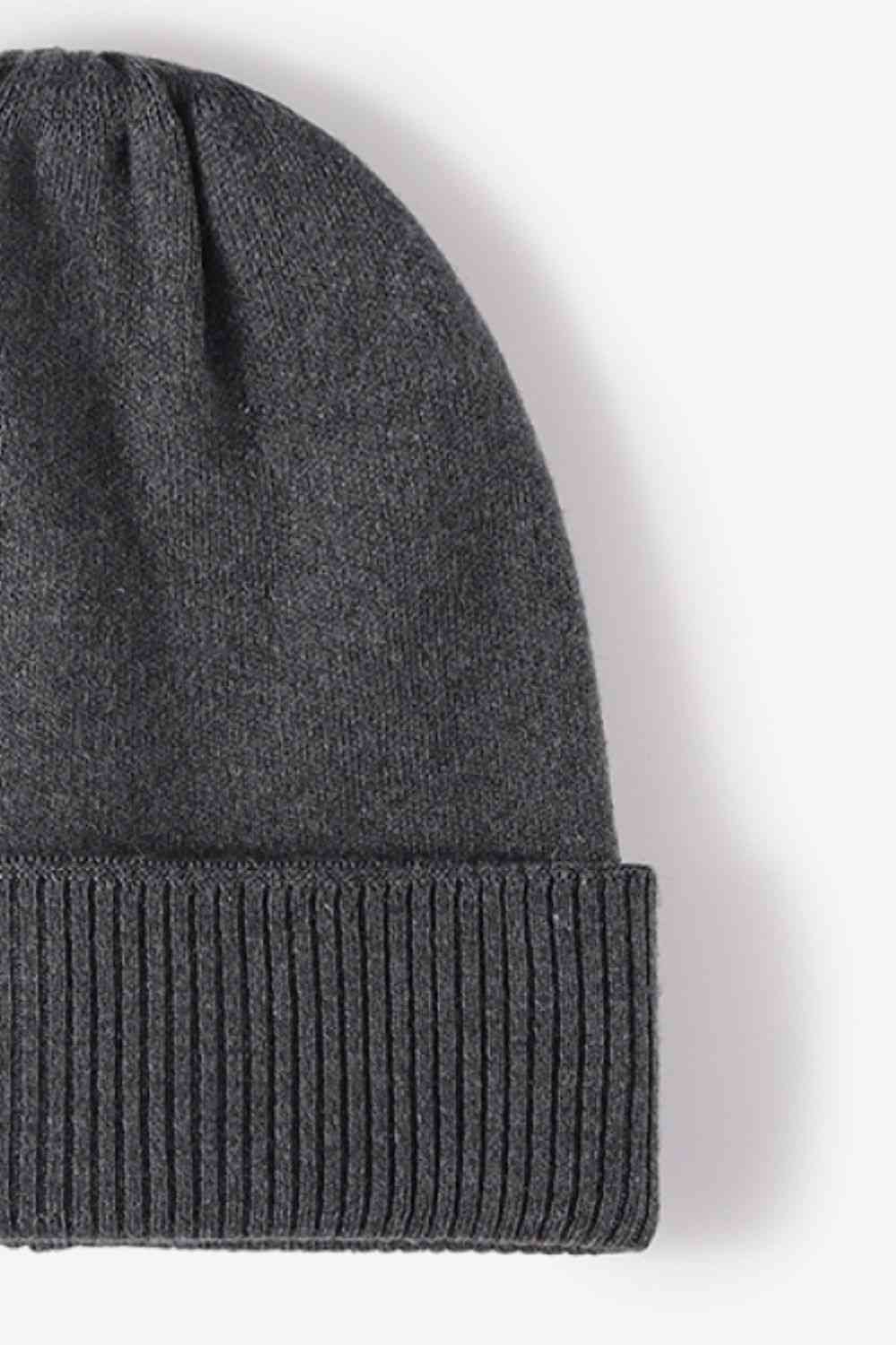 Cuff Knitted Beanie Trendsi