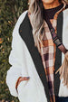 Long Sleeve Button Front Winter Coat Trendsi