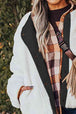 Long Sleeve Button Front Winter Coat Trendsi