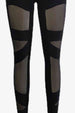 Spliced Mesh Leggings Bazaarbey