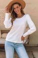 Scoop Neck Long Sleeve Blouse Trendsi