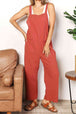 Double Take Wide Leg Overalls with Front Pockets Bazaarbey