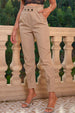 High Waist Cropped Pants Bazaarbey